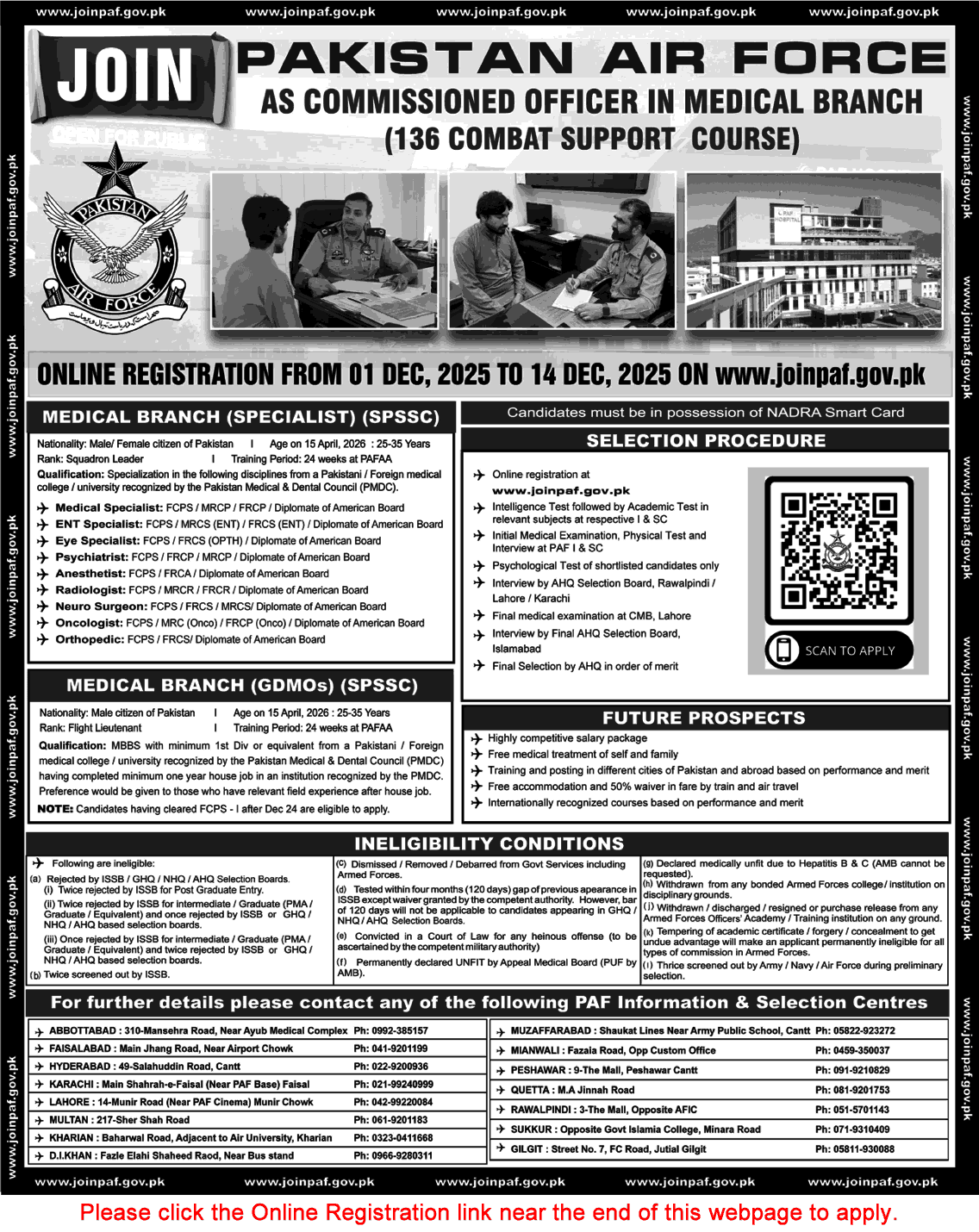 PAF 136 Combat Support Course (CSC) – November/December 2025 Online Registration